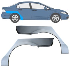 Lem zadního blatníku na Honda Civic 2005-2011 / Levá+Pravá / SEDAN / Sada 16766