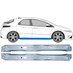 Kompletní práh na Honda Civic 2005-2011 / Levá+Pravá / Sada 9668