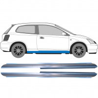 Opravný plech prahu na Honda Civic 2001-2005 / Levá+Pravá / Sada 10623