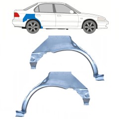 Lem zadního blatníku na Honda Civic EJ EK 1995-2001 / Levá+Pravá / Sada 9801