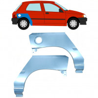 Lem zadního blatníku na Renault Clio 1990-1998 / Levá+Pravá / Sada 9848