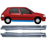 Opravný plech prahu na Renault Clio 1990-1998 / Levá+Pravá / Sada 11014