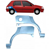 Lem zadního blatníku na Renault Clio 1990-1998 / Levá+Pravá / Sada 9849