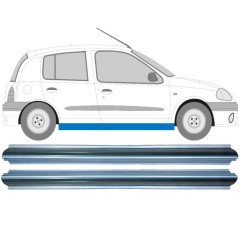 Opravný plech prahu na Renault Clio II 1998-2012 / Levá+Pravá / Sada 9344