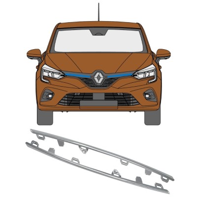 Lišta mřížky na Renault Clio V 2019- / Levá+Pravá 16236
