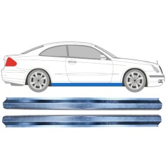 Opravný plech prahu na Mercedes CLK W209 2002-2010 / Levá+Pravá / Sada 11377