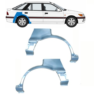 Lem zadního blatníku na Mitsubishi Colt 1988-1992 / Levá+Pravá / Sada 10797