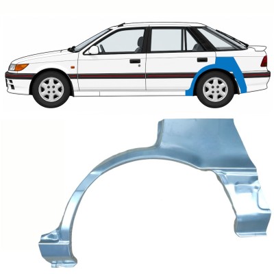 Lem zadního blatníku na Mitsubishi Colt 1988-1992 / Levá 10796