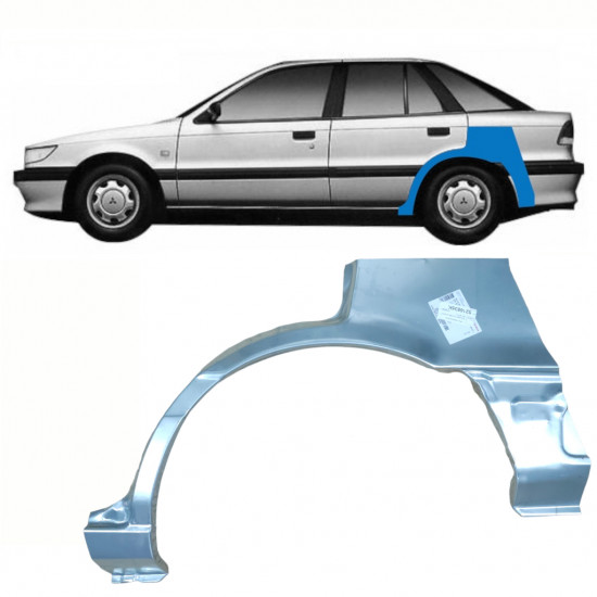 Lem zadního blatníku na Mitsubishi Colt / Lancer 1988-1992 / Levá 10796