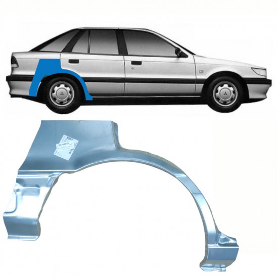 Lem zadního blatníku na Mitsubishi Colt / Lancer 1988-1992 / Pravá 10795