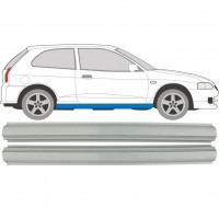 Opravný plech prahu na Mitsubishi Colt 1996-2004 / Levá+Pravá / Sada 9495