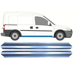 Opravný plech prahu na Opel Combo C 2000-2010 / Levá = Pravá (symetrická) / Sada 10281