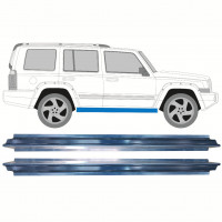 Opravný plech prahu na Jeep Commander 2005-2010 / Levá = Pravá (symetrická) / Sada 10061