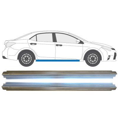 Opravný plech prahu na Toyota Corolla 2013-2019 / Levá+Pravá / Sada 14891