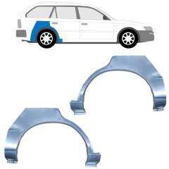 Lem zadního blatníku na Toyota Corolla E10 1991-1998 / Levá+Pravá / COMBI / Sada 12657