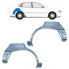Lem zadního blatníku na Toyota Corolla E10 1991-1998 / Levá+Pravá / LIFTBACK / Sada 12663