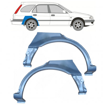 Lem zadního blatníku na Toyota Corolla 1997-2002 / Levá+Pravá / Sada 10249