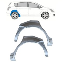Lem zadního blatníku na Toyota Corolla Verso 2004-2009 / Levá+Pravá / Sada 9912
