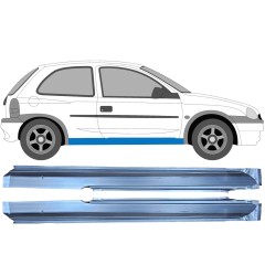 Kompletní práh na Opel Corsa B 1993-2001 / Levá+Pravá / Sada 9673