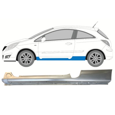 Kompletní práh na Opel Corsa D 2006-2015 / Levá / HATCHBACK 14573