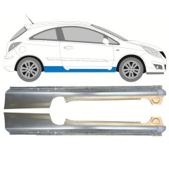 Kompletní práh na Opel Corsa D 2006-2015 / Levá+Pravá / HATCHBACK / Sada 14574