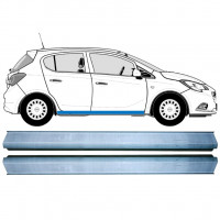 Opravný plech prahu na Opel Corsa E 2014-2019 / Levá+Pravá / Sada 12883