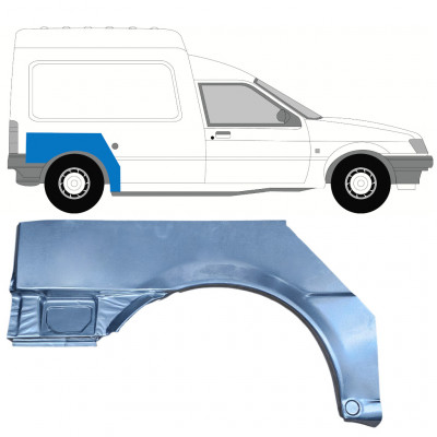 Lem zadního blatníku na Ford Courier 1989-1995 / Pravá 7828