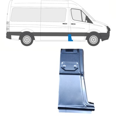 Opravný díl sloupku na Volkswagen Crafter 2005-2017 / Pravá 13750