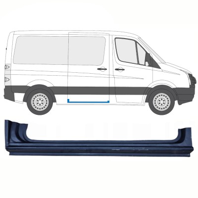 Opravný plech prahu posuvných dveří na Volkswagen Crafter 2005-2017 / Pravá 13893