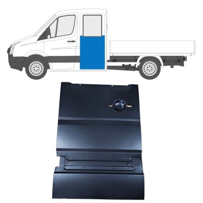 Opravný plech zadních dveří na Volkswagen Crafter 2005-2017 / Levá 14238