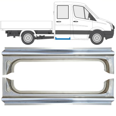 Opravný plech zadního prahu na Volkswagen Crafter 2005-2017 / Levá+Pravá / Sada 15520