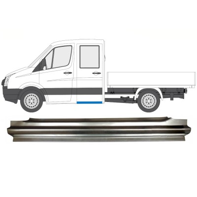 Opravný plech zadního prahu na Volkswagen Crafter 2005-2017 / Levá 15515