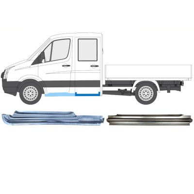 Opravný plech sada na Volkswagen Crafter 2005-2017 / Levá / 15525
