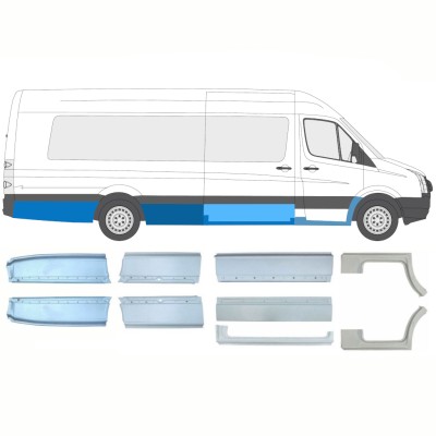 Opravný plech sada na Volkswagen Crafter 2005-2017 / Levá+Pravá / 14495