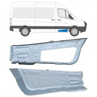 Opravný plech předního schodu na Volkswagen Crafter 2005-2017 / Levá+Pravá / Sada 14104