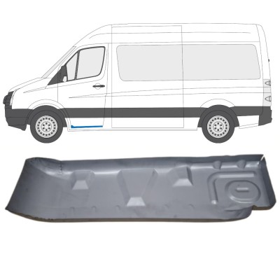 Nástupní práh dveří na Volkswagen Crafter 2005-2017 / Levá 15543