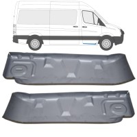 Nástupní práh dveří na Volkswagen Crafter 2005-2017 / Levá+Pravá / Sada 15544