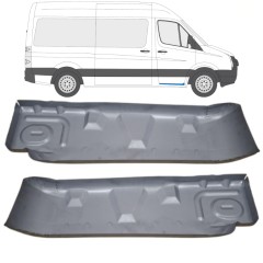 Nástupní práh dveří na Volkswagen Crafter 2005-2017 / Levá+Pravá / Sada 15544