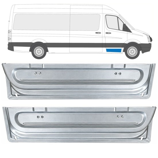 Opravný plech předních dveří vnitřní na Volkswagen Crafter 2005-2017 / Levá+Pravá 17058