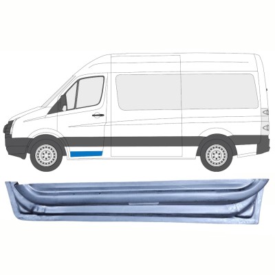 Opravný plech předních dveří vnitřní na Volkswagen Crafter 2005-2017 / Levá 17057