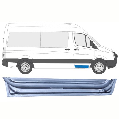 Opravný plech předních dveří vnitřní na Volkswagen Crafter 2005-2017 / Pravá 17056