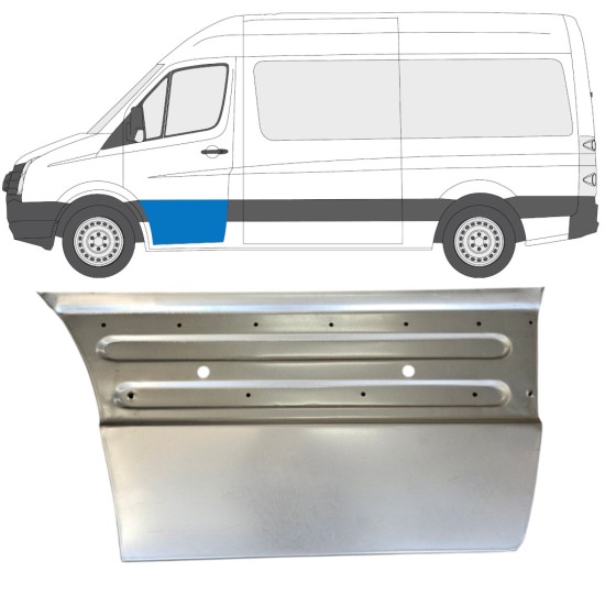 Opravný plech předních dveří na Volkswagen Crafter 2005-2017 / Levá 15495