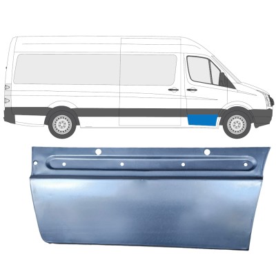 Opravný plech předních dveří na Volkswagen Crafter 2005-2017 / Pravá 13444