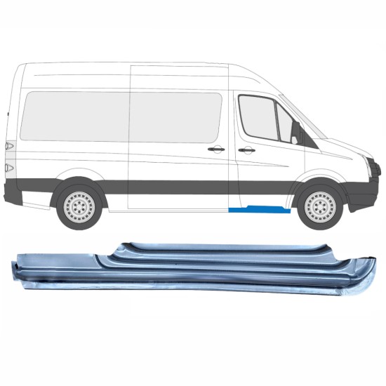 Opravný plech prahu předních dveří na Volkswagen Crafter 2005-2017 / Pravá 13970