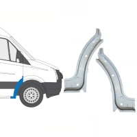 Opravný plech vnitřního předního podběhu na Volkswagen Crafter 2005-2017 / Levá+Pravá / Sada 15500