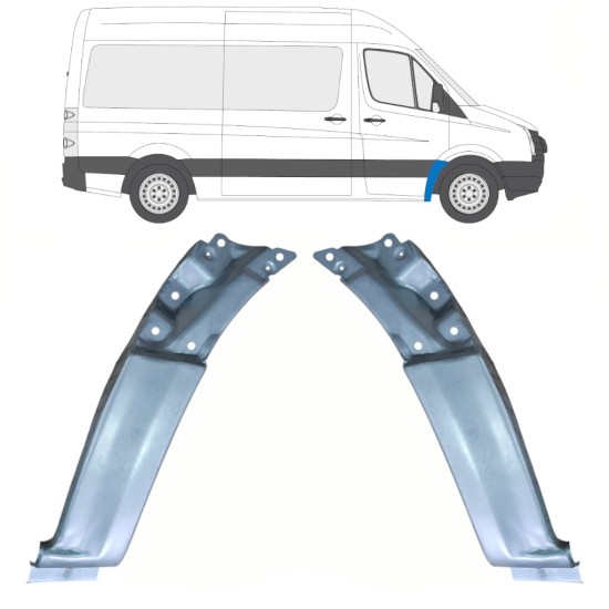 Opravný plech předního blatníku na Volkswagen Crafter 2005-2017 / Pravá 17255