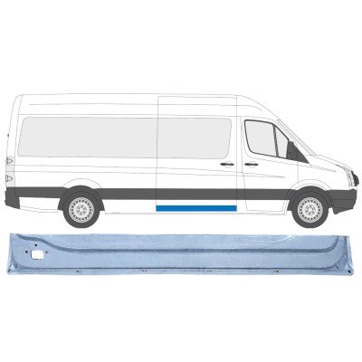 Opravný plech posuvných dveří vnitřní na Volkswagen Crafter 2005-2017 / Pravá 13992