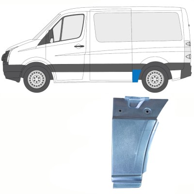 Lem zadního blatníku na Volkswagen Crafter 2005-2017 / Levá 13940