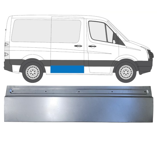 Opravný plech posuvných dveří na Volkswagen Crafter 2005-2017 / Pravá 17311