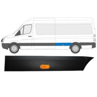 Boční lišta zadního blatníku pro světlo na Volkswagen Crafter 2005-2017 / Levá / Sada 13994